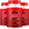 (3 Pack) Gluco Armor Capsules - Official GlucoArmor Pills, Gluco Armor Supplement Advanced Premium Formula for Healthy Circulation, All Natural Support GlucoArmour, 90 Capsules for 3 Months