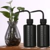 HOOMBOOM 2Pcs Tattoo Wash Bottle 250ml | 8oz Squirt Succulent Watering Safety Rinse Bottle Watering Tools for Medical Cleaning Washing Bottle Black