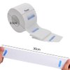 85 Sections White Disposable Barber Neck Strip Hairdressing Collar Stretchy Neck Covering Paper Towel Neck Band for Salon Haircut Coloring Styling