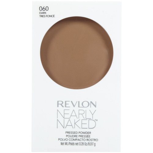 Revlon Nearly Naked Pressed Powder, Dark 060, 0.28 Ounce