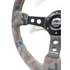 New NRG Innovations Reinforced Deep Dish Steering Wheel RST-006MB-S-CAMO + U.S. Performance Lab Air Freshener
