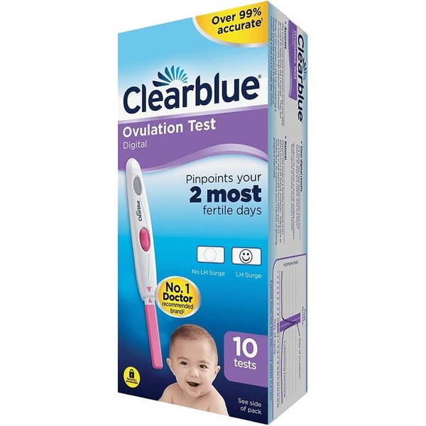 Clearblue Digital Ovulation Test-Pack of 10 Sticks