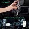 Finger Ring Holder Stand Car Air Vent Mount Compatible with T-Mobile REVVL 7/7 PRO 5G, 3-in-1 Kickstand Swivel Zinc Alloy