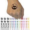 Nessie Loch Ness Monster Temporary Tattoo Water Resistant Fake Body Art Set Collection - Dark Blue (One Sheet)
