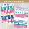 bloom daily planners Health Wellness and Fitness Planner Stickers - Variety Sticker Pack - Six Sticker Sheets Per Pack!