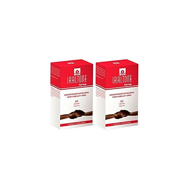 2 X Iraltone Forte120 Capsules~Regenerates~Prevents Hair Loss~Providing Strength Good for hair Treatment
