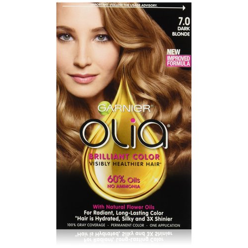 Garnier Hair Color Olia Ammonia Free Permanent 7.0 Dark Blonde (1 Kit) Blonde Hair Dye