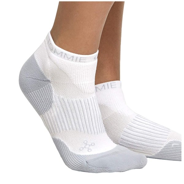 Tommie Copper - Women's Performance Compression Ankle Socks - White - 7-9.5