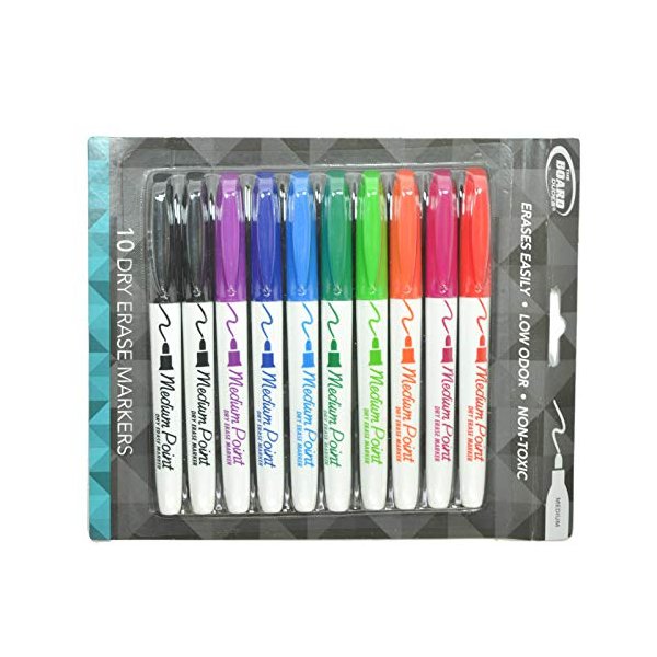MEGA Brands, Inc Board Dudes SRX 10ct Asst. Medium tip Dry Erase Marker