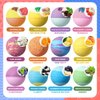 Bath Bombs for Kids and Women - Bubble Bath Shower Salts for Women - Relaxing Bathbombs Set for Women - Bath Essentials Shower Bubble Steamers (12-Pack ･ Bath Bombs)