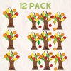 4E's Novelty Thankful Tree Craft Kit 12-Pack, Foam, Self-Adhesive - 11” Tree of Thanks, Thanksgiving Tree Craft, Ideal for Fall Crafts for Kids 4-8, Perfect Gratitude Tree Kit with Leaves to Write On