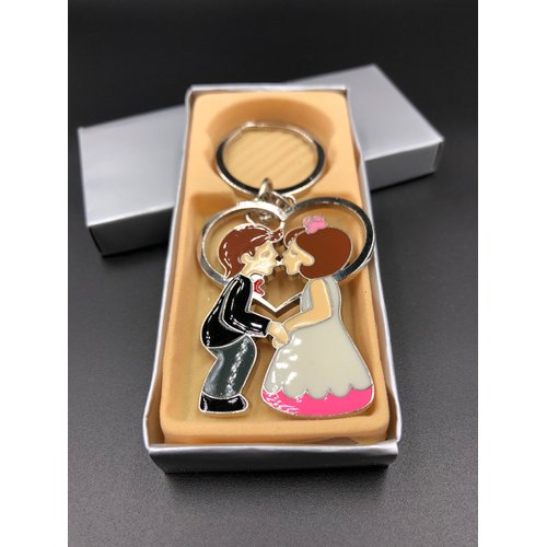 12-Wedding Favors Couple Party Keychains Giveaways Llaveros Recuerdos De Boda