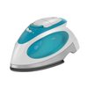 Mini Steam Iron for Travel, 1080W, Dual Voltage, Lightweight Non-Stick Soleplate, Portable Travel Steam Iron, White-Teal
