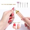10 Pieces Nail File Replacement Head Refills for Perfect Finishing and Well Touch Salon Nails Electronic Nail File and Full Manicure
