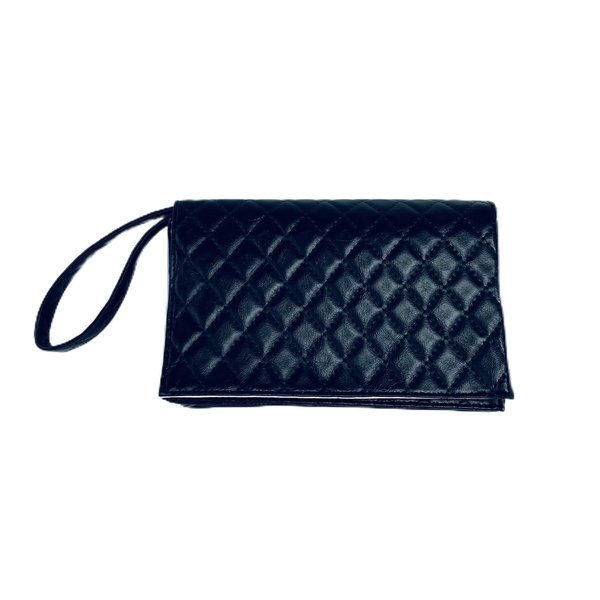 Binocktails Clutch Purse with Flask (Black), Holds 26 oz (800 ml), Handbag Flask, Wine Bag Flask, Flask For Women, Wine Purse (Black)