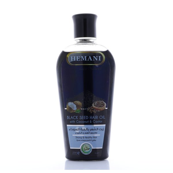 Hemani Black Seed Hair Oil 200ml - Promotes Hair Growth and Health I Nourishes