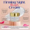 Advanced Firming Night Cream with Matrixyl 3000, Lactobacillus Ferment Lysate, Fision Hydrate, Hyaluronic Acid, Argan & Macadamia Nut Oil, Firmer, Hydrated, Radiant Skin, Targets Fine Lines & Wrinkles