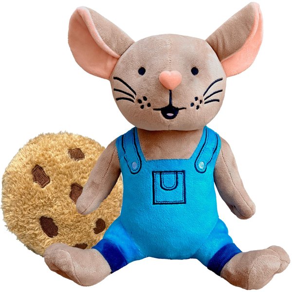 Give a Mouse a Cookie Plush, If You Book Buddies Plush 2PCS, 11.8" Cute Mouse and 4.7" Cookie Plush Toy Gifts for Students, Children and Christmas