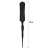 PERFEHAIR 2pcs Detangling Brush Hairstyles Teasing Comb for Volume Hair, Rattail Comb Backcombing Brush for Fine Thin Hair - Black