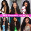 PXTPXT 360 Lace Front Wigs Human Hair Pre Plucked Deep Wave Lace Front Wigs Human Hair Wigs for Black Women with Baby Hair Natural Hairline Deep Culy 360 Full Lace Human Hair Wigs 22 Inch