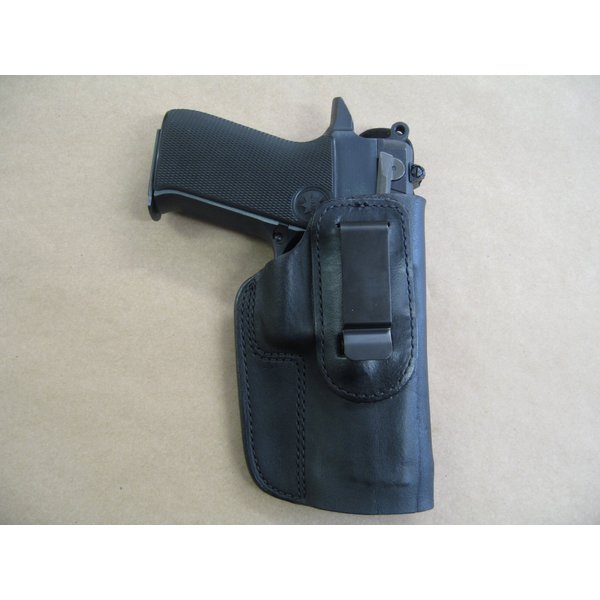 Azula IWB Leather in Waistband Concealed Carry Holster for S&W 5900, 5904, 910, 915 BLACK RH