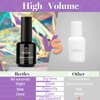 Beetles Nail Art Foil Glue Gel for Foil Stickers Nail Glue Foil Transfer Gel 15ML Foil Glue Gel for Nail Foil Gel Nail Foil Transfer Glue Nail Art Manicure DIY LED Lamp Required Soak Off