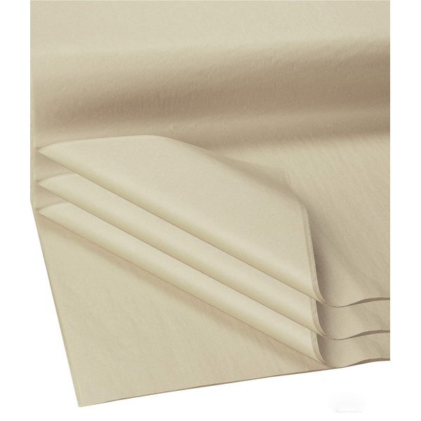 Flexicore Packaging Gift Wrap Tissue Paper | Size: 15 Inch X 20 Inch | Count: 100 Sheets (Sand Stone)