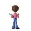 Bob Ross – 6” Scale Action Figure – Toony Classics Bob Ross with Peapod - NECA