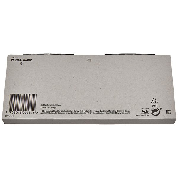 Perma-Sharp Double Edge Safety Razor Blades, 100 Count, 20 Count (Pack of 5)