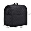 Stand Mixer Cover compatible with Kitchenaid Mixer, Fits All Tilt Head & Bowl Lift Models,The Fabric Is Pure Cottot,Soft, Not Easy to Fade, Not Easy To Pilling. (Fits for 6-8 Quart, Black)