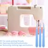 10 Pieces Seam Rippers Razor Stitch Seam Ripper Cutters Thread Remover Tool with Protective Case for Sewing Crafting Embroidery