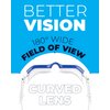 AqtivAqua Swim Goggles Swimming Goggles for Adult Men Women Kids 6-14 Youth Girls Boys Childrens DX-S (Red&Black frame, Red case, Shade lens)