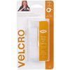 VELCRO Brand For Fabrics | Permanent Sticky Back Fabric Tape for Alterations and Hemming | Peel and Stick - No Sewing, Gluing, or Ironing | Cut-to-Length Roll, 24 in x 3/4, White