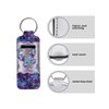 Gearider Blue Bling Butterfly Compact Lip Gloss Tube Holder Keychain, Lipstick Sleeve for Backpack