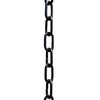 Monarch Rain Chains 18105 Aluminum Traditional Link Rain Chain, 8-1/2 Feet Length Replacement Downspout for Gutters, Black Powder Coated
