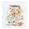 Yopyame 60Pcs Spring Mini Eraser for Kids Bulk Assorted Novelty Flower Butterfly Pencil Eraser Cute Puzzle Erasers Desk Pet School Classroom Prizes Student Homework Rewards Gift Filling Party Favors
