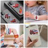 YYMYMGJ 86PCS Fire Truck Party Favors 36PCS Fire Truck Slap Bracelets 50PCS Kids Fire Truck Stickers Firefighter Snap Bracelet for Kids Fire Truck Birthday Decorations Classroom Rewards Prizes