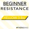 THERABAND Resistance Bands, 6 Yard Roll Professional Latex Elastic Band For Upper Body, Lower Body, & Core Exercise, Physical Therapy, Pilates, Home Workouts, & Rehab, Yellow, Thin, Beginner Level 2