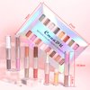 Joyeee Liquid Eyeshadow, 8 Colours Liquid Glitter Eyeshadow Make Up Set Waterproof Long Lasting Quick Drying Eye Shadow Eye Makeup Kit for Birthday Halloween Xmas Party Wedding Festival