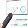 NORWII N27 Wireless Presenter with Laser Pointer Presentation Clicker, 330FT Long Contol Range Hyperlink Volume PowerPoint Clicker Presentation Remote Slide Advancer for Laptop Computer