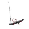 GoolRC RC Car Metal Rear Bumper with 2 LED Light Antenna Tail Hook for TRX-4 RC4WD Axial SCX10 Car
