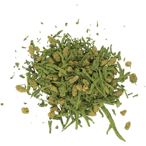 Teas Unique Japanese Kyoto-Nara Matcha Iri Genmaicha Green Tea with Roasted Rice and Matcha, 250g