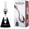 Wineos Wine Aerator Pourer Spout - Includes Wine Decanter With Aerator And Stand For Easy Storing, Wine Guide Booklet.