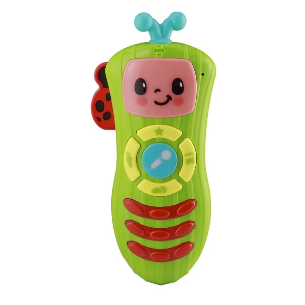 eKids Cocomelon Toy Remote Control for Toddlers, Musical Toy with Built-in Toy Microphone and Nursery Rhymes for Children, for Fans of Cocomelon Toys and Gifts