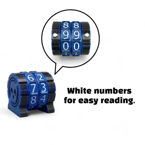 Life Counter - Game Counter - HP Tracker for TCG, CCG, TTRPG, Board Games, Card Games... (2 Green Rings+White Numbers)