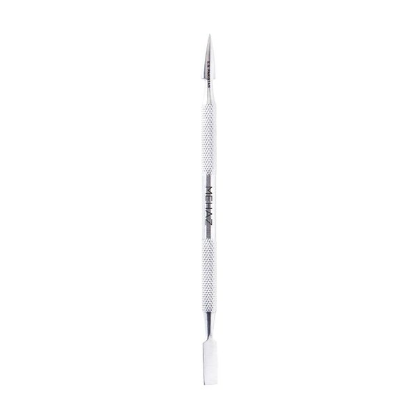 Mehaz Stainles Steel Mani-Prep Cuticle Pusher & Cleaner, 5"