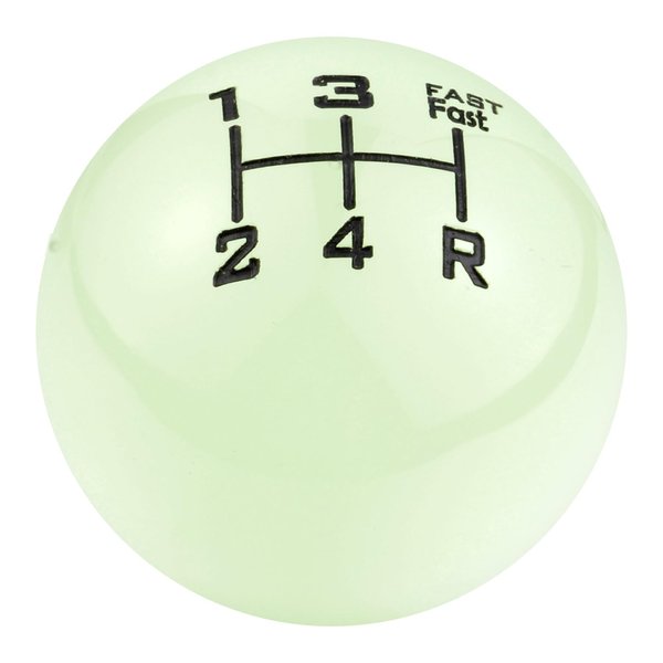 Abfer 5 Speed Shift Knob Upper Left R Gear Shift Knobs Ball Manual Stick Shifting Handle Fit for Car Vehicles (Blue Green)