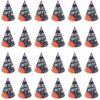 BLUE PANDA Blast Off Outer Space Birthday Party Hats (24 Pack) Black