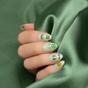 AnyDesign 1200Pcs+ St. Patrick's Day & Easter Nail Art Stickers Green Shamrock Irish Theme Nail Decals Easter Rabbit Bunny Egg Chick Nail Stickers Self-Adhesive Nail Decor for Women Girls, 12 Sheet
