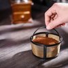 Reusable Mesh Ground Coffee Filter Carafe for Keurig K-Duo Essentials and K Duo Brewers Machine by PureHQ - Refillable Gold Tone Mesh Filter